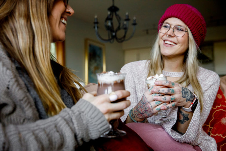 Cannabis Infused Hot Chocolate Lifestyle Photography