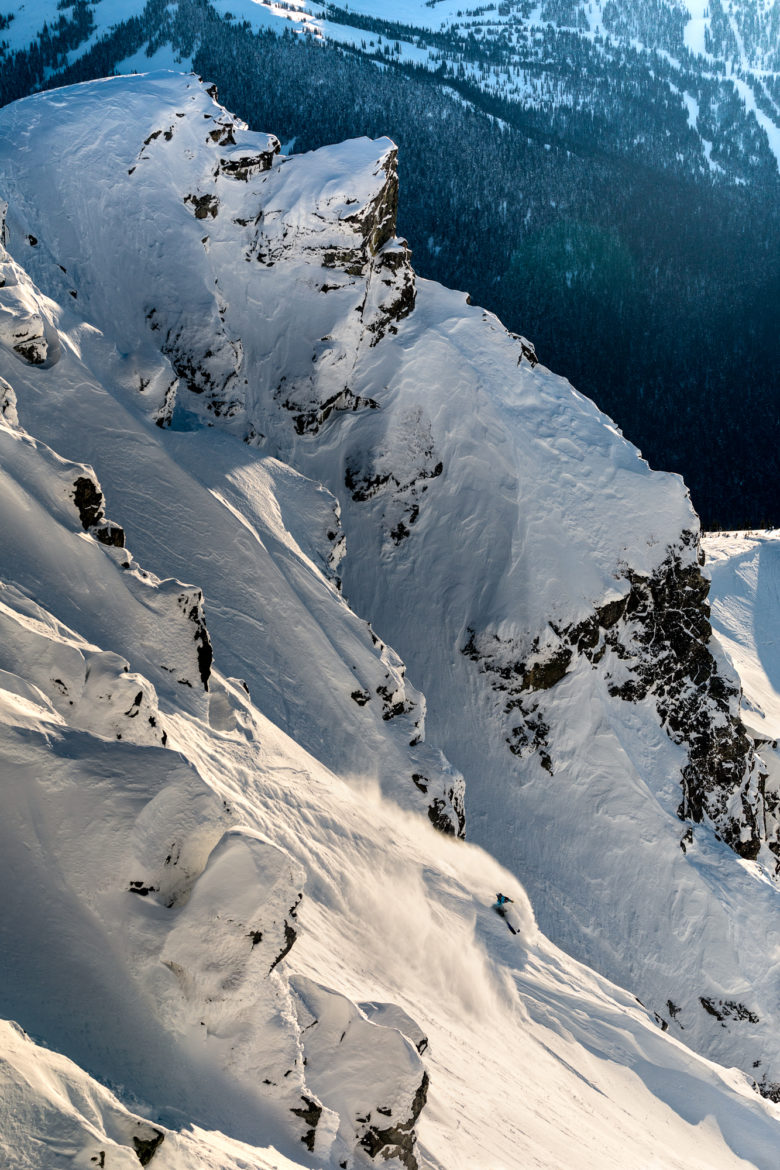 Barclay Desjardins - Turn - Disease Ridge Whistler Sidecountry - Photographed by Craig Barker